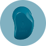 Расческа Tangle Teezer The Original Plant Brush Deep Sea Blue